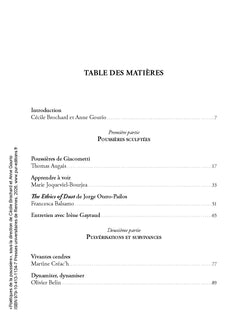Poétiques de la poussière