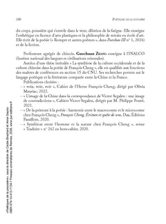 Poétiques de la poussière