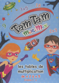 Tam Tam Multimax - Les tables de multiplication de x2 à x5 niveau 1