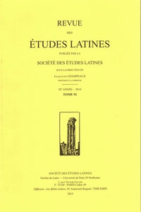 Revue des études latines