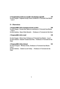 Regards franco-bresiliens sur l'evolution du droit des obligations