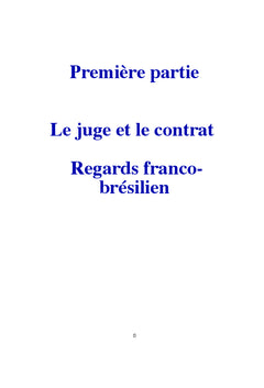 Regards franco-bresiliens sur l'evolution du droit des obligations