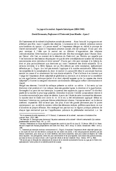 Regards franco-bresiliens sur l'evolution du droit des obligations