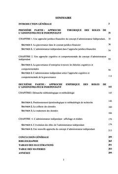L'administrateur independant en theorie et en pratique