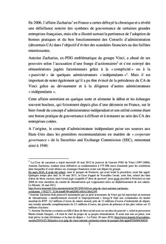 L'administrateur independant en theorie et en pratique