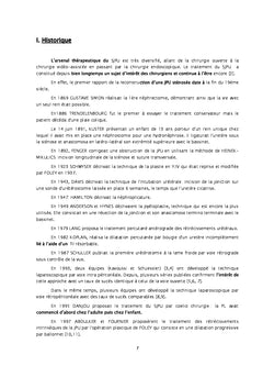 Le syndrome de la jonction pyélo-urétérale chez l'enfant