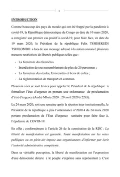 La liberté de manifestation a l'épreuve de l'état d'urgence sanitaire