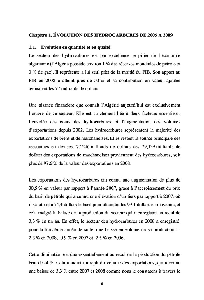 Algérie otage de ses hydrocarbures