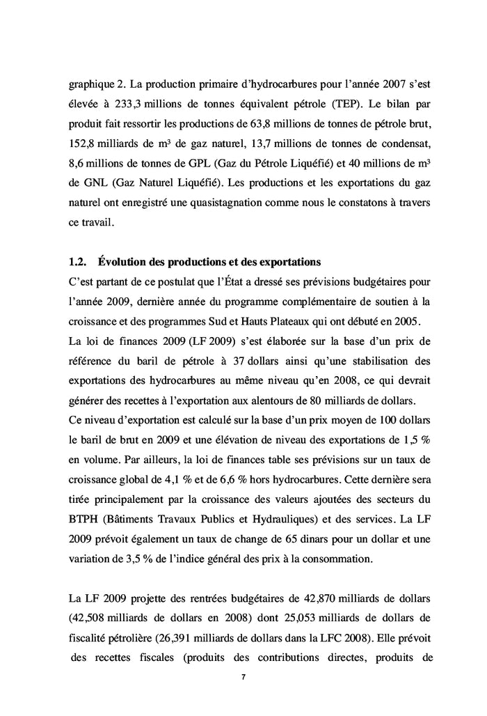 Algérie otage de ses hydrocarbures