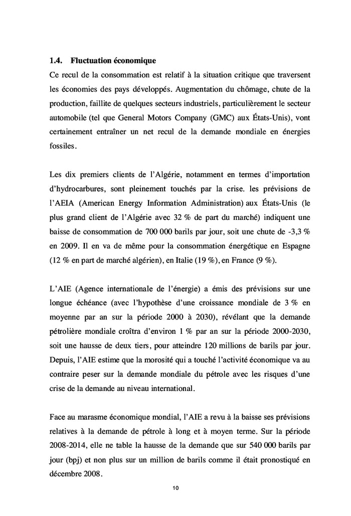 Algérie otage de ses hydrocarbures