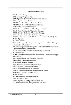 Essai de mesure de la compétitivité des produits agricoles biologiques