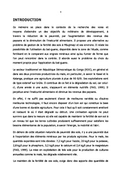 Comparaison du bat-guano aux engrais mineraux sur la culture de maïs