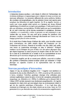 Interaction tangible et collaborative