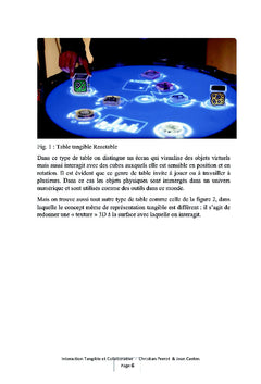 Interaction tangible et collaborative