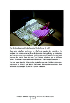 Interaction tangible et collaborative