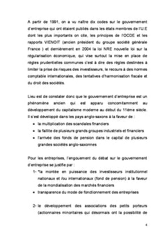La notion du gouvernement d'entreprise au Maroc