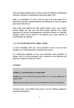 Code de Procédure Civile Commerciale et Financière annoté
