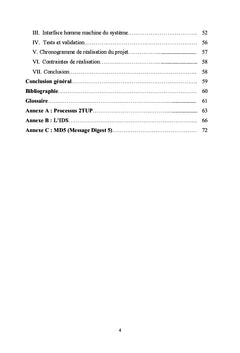 Realisation d'une Application d'administration et de supervision