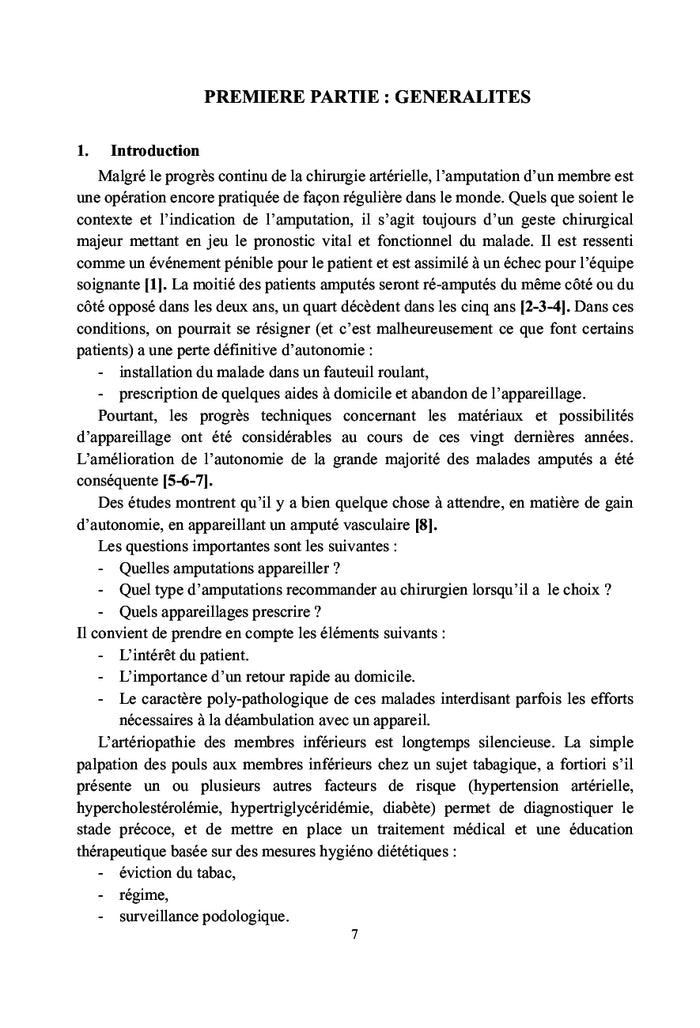 Prise en charge des Amputes vasculaires