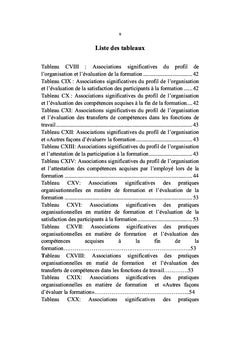 L'évaluation du rendement de la formation de la main-d'oeuvre - Tome 2