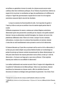 La démocratie électronique avec Internet