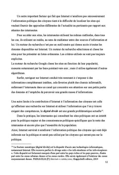 La démocratie électronique avec Internet