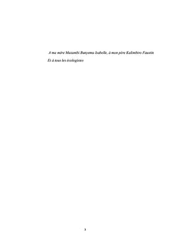 Séquestration de carbone et caractérisation des forêts communautaires