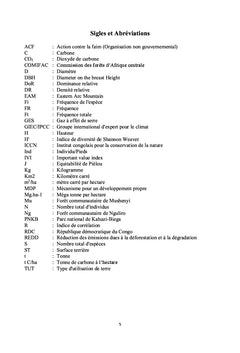 Séquestration de carbone et caractérisation des forêts communautaires