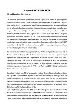 Séquestration de carbone et caractérisation des forêts communautaires