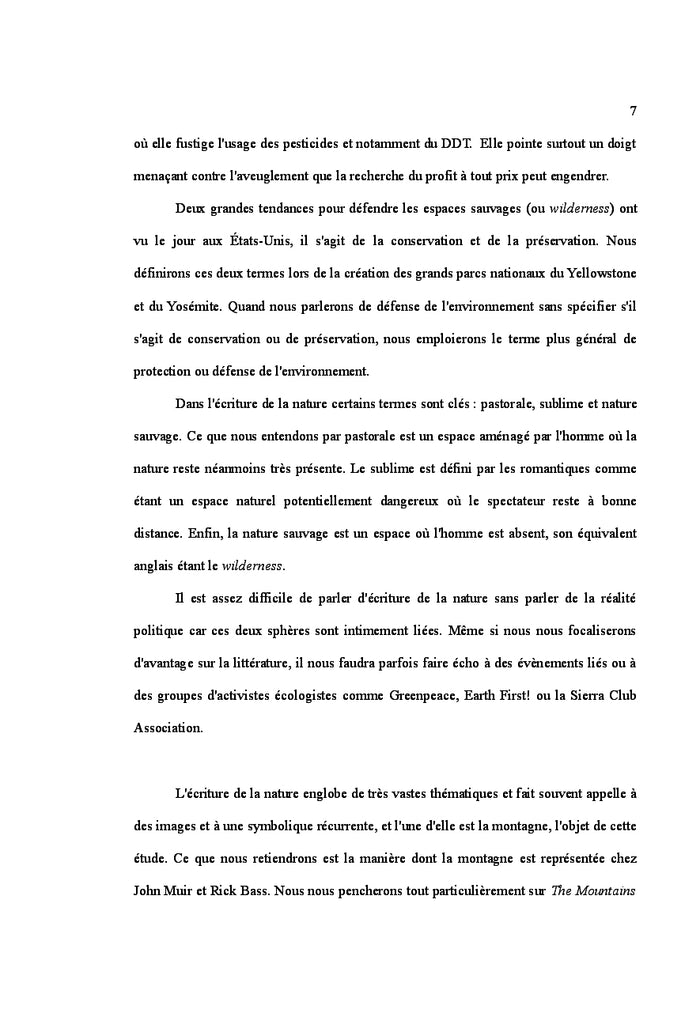 Un siècle de nature writing, John Muir et Rick Bass