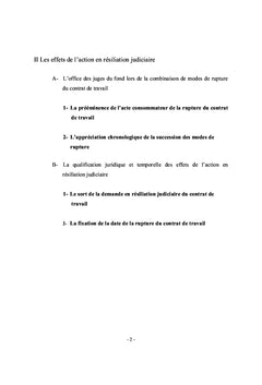 La résiliation judiciaire ou l'altération du lien de subordination