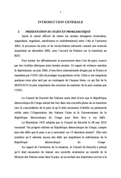 Responsabilité de l'ONU et les violations des droits de l'homme en RDC