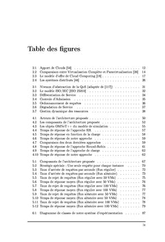 Gestion de la QoS dans les Clouds Computing