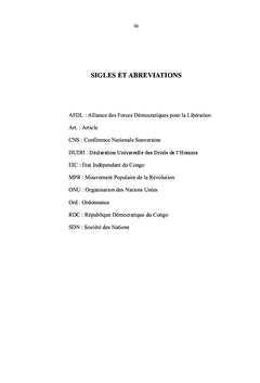 L'Etat de droit dans l'histoire constitutionnel de la RDC