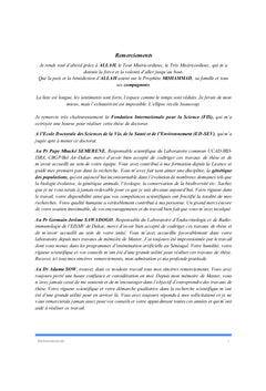 Races bovines locales (Artiodactyla : Bovidae) du Sénégal