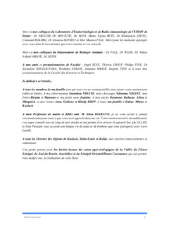 Races bovines locales (Artiodactyla : Bovidae) du Sénégal