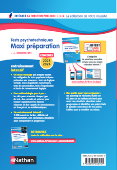Tests psychotechniques - Maxi préparation 2023/2024