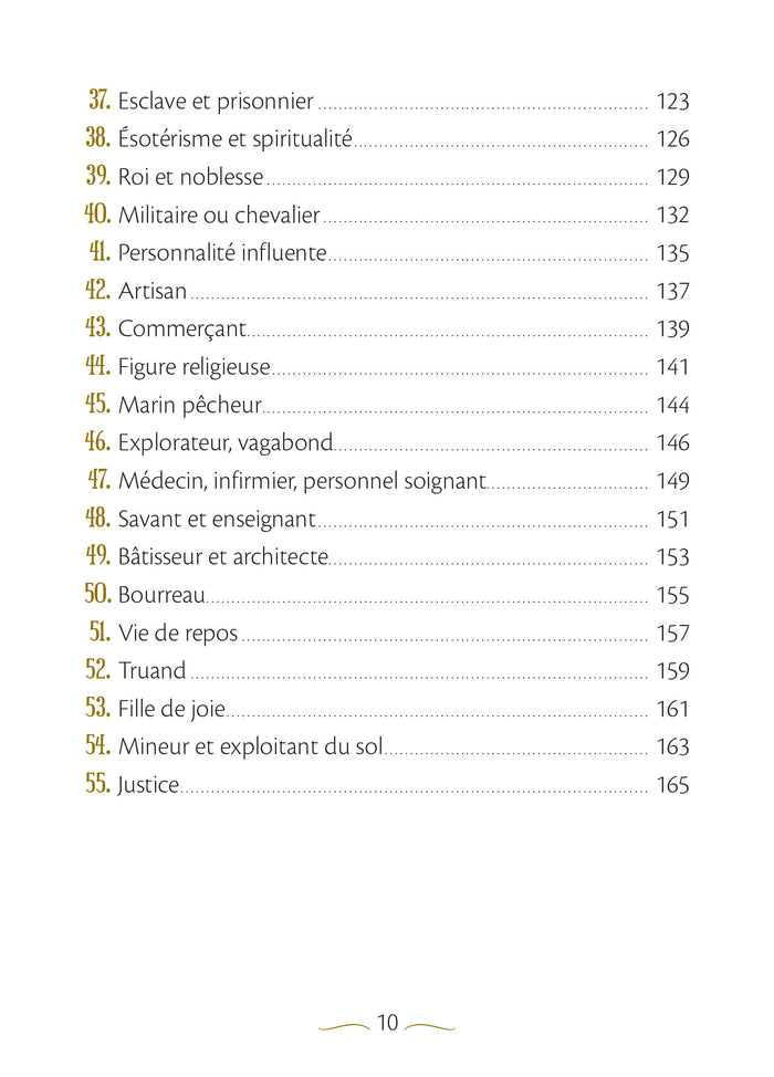 Réminiscence de vies antérieures - Cartes oracle