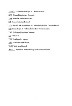 Intégration du PWCS dans le réseaux informatique du MENA