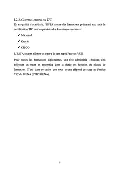 Intégration du PWCS dans le réseaux informatique du MENA