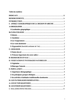 Etude statistique de tiques de dromadaires dans la region d'abeche