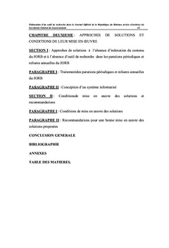 Un outil de recherche pour le Journal Officiel du Bénin
