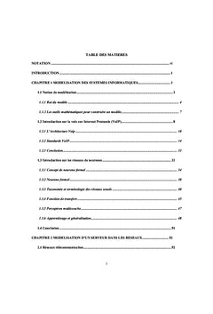 Modelisation des acces sur un serveur VoIP par les reseaux de neurones