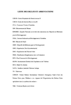 Promotion et protection des femmes et des enfants