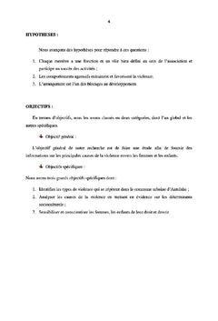 Promotion et protection des femmes et des enfants