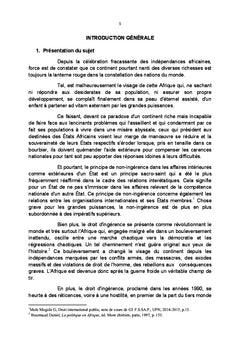 De l'ingérence impériale à l'ingérence démocratique en Afrique