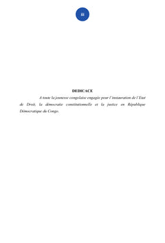 De la légitimité du juge constitutionnel congolais : entre deux faces ?