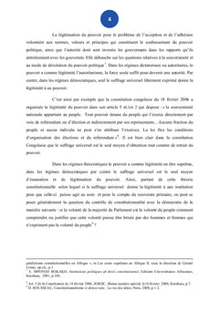 De la légitimité du juge constitutionnel congolais : entre deux faces ?