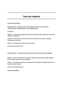L'utilisation des logiciels d'extraction et d'analyse de données