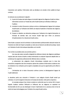 L'utilisation des logiciels d'extraction et d'analyse de données